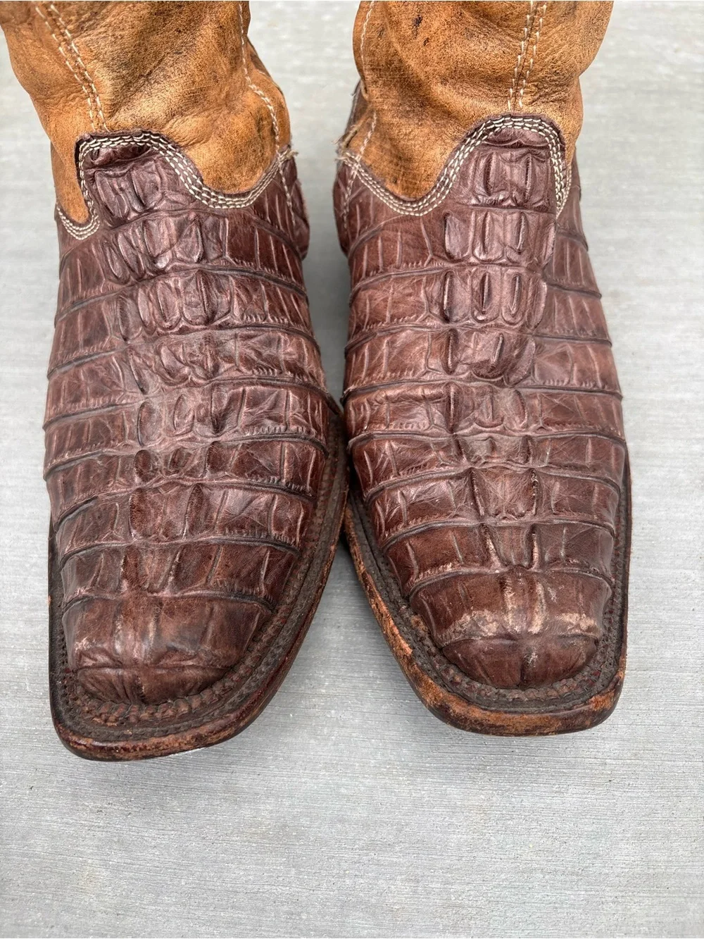 Vintage Rogers Boots Rudel Mens 11 E Leather Western